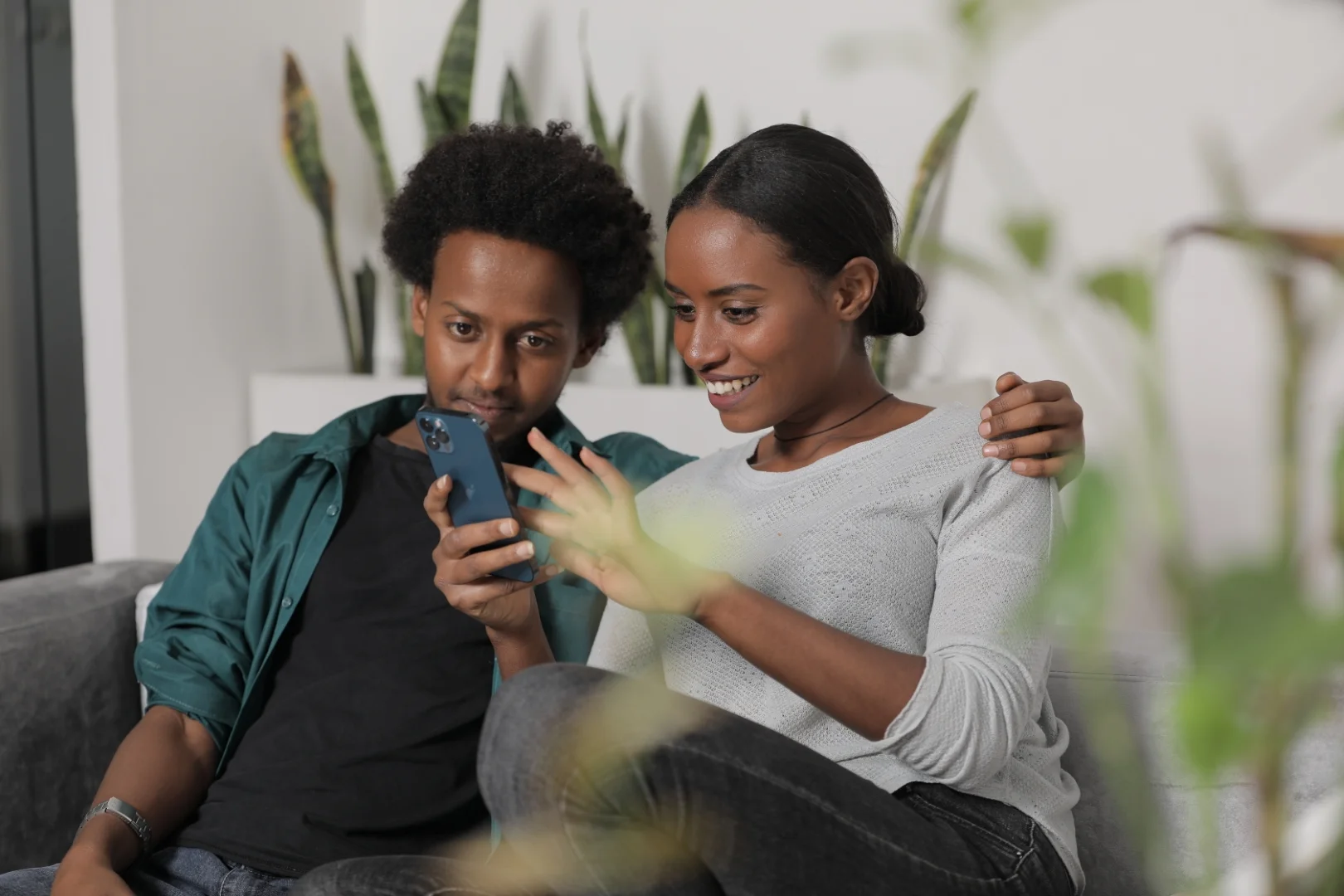 A Digaf customer using accessible financial services